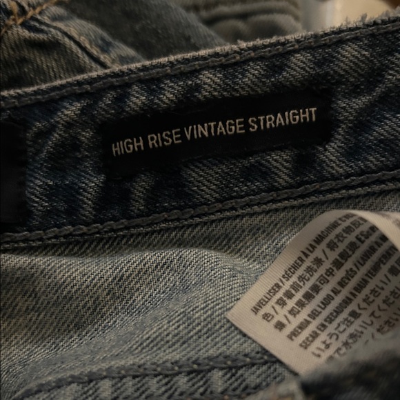 Hollister Women High Rise Vintage Straight Light Wash Jeans Size 3R - Picture 6 of 6